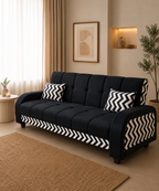Zig Zag Sofa Cum-Bed