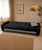 Zig Zag Sofa Cum-Bed